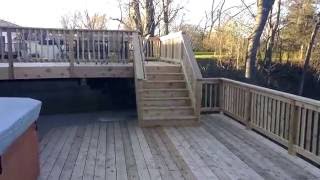 650 Sq Ft Cedar deck in Red Wing MN. ProContracting.Biz