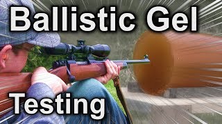 Testing my Homemade Ballistic Gel