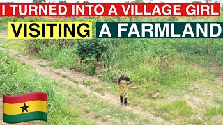 EXCLUSIVE AFRICAN VILLAGE LIFE YOU WON’T SEE ON TV || ROAD TRIP TO A HUGE FARMLAND IN GHANA #village