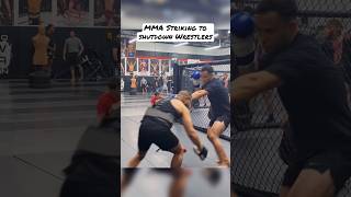 MMA Striking: Shutdown Wrestlers With The Lead Hand #mma #kickboxing #boxing #shorts