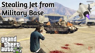 Can we Steal Jet from Military Base?? | GTA 5.