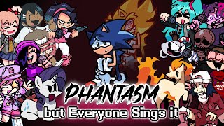 FNF Phantasm but Everyone Sings it (Without Trampoline) - Friday Night Funkin' Cover