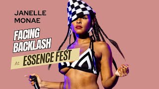 Janelle Monae Flashes B👀B at Essence Festival