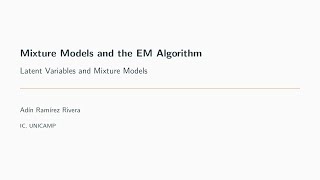 S8.1 Latent Variables and Mixture Models