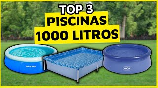 3 Melhores PISCINAS 1000 LITROS. Piscina Infantil 1000 Litros Inflável ou Retangular? Qual escolher?