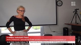 [JMCZ 33] Denisa Rohanová: Problémy exekučních řízení