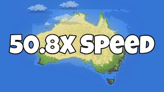 Timelapse of Australia - WorldBox Timelapse