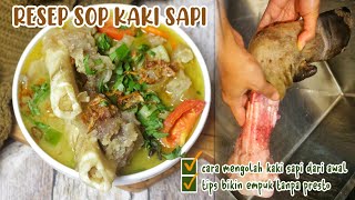 Resep Sop Kaki Sapi Paling Enak Gurih dan Kaya Rempah Rempah