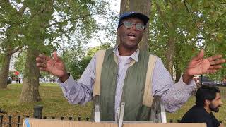 (2) Man of God - Encourage Muslims - Speakers Corner Hyde Park London 28-8-2022.