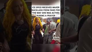 ICE SPICE RECEIVES BACKLASH FOR EXPOSING HER "LOYALTY TO SATAN" DURING PRAYER #icespice #drama