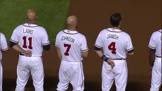 Edwin McCain sings the National Anthem at The Atlanta Braves Game, October 4, 2013