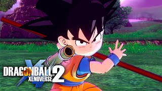 Dragon Ball Xenoverse 2 - Goku (Mini) Full Gameplay Showcase (DLC 18)