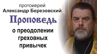 Проповедь о преодолении греховных привычек (2024.11.15). Протоиерей Александр Березовский