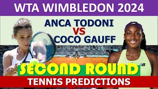 Anca Todoni vs Coco Gauff | Wimbledon wta 2024