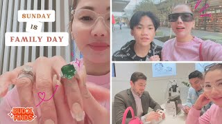 SUNDAY IS FAMILY DAY |  SHOPPING ON ROBERT PROCOP JEWELRIES, ROLEX  AT HELLER'S | ABBY PACLIBAR