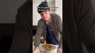 Pov: te quedas a comer en casa de tu amigo