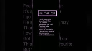 Kill this love Jenlisa(English version)