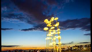 Umbrellas by George Zongolopoulos, a presence on the Thessaloniki waterfront for over 20 years.