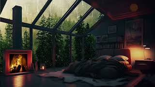 Rain Sound to Sleep - Sound of Relaxing Rain in the Misty Forest Without Thunder