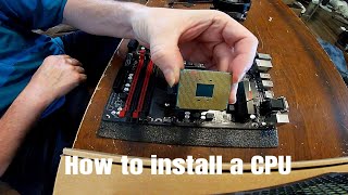 Ryzen CPU Install Process