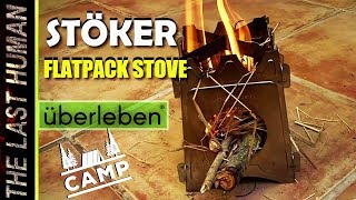 ÜBERLEBEN STÖKER STOVE  """ Hornillo de acero, compacto, sencillo y survivalero"""