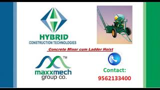 One Bag Concrete Mixer cum Ladder Hoist