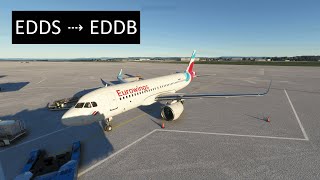 [MSFS] Eurowings FlybyWire A320 NEO  | Stuttgart (EDDS) ⇢ Berlin (EDDB) [FS2020]