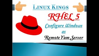 | How to make Windows as Server for RHEL | Yum Server Configuration in Linux | Yum Repo in Linux |