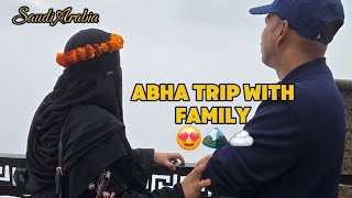 Abha - saudiarabia trip vlog #1 || trip with family || family vlog