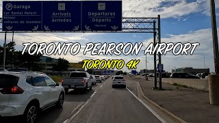 Driving from Toronto Pearson Airport (YYZ) to North York - TORONTO 4K [DRIVING TOUR]