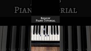 Beggin’ - Måneskin / Piano Tutorial #shorts