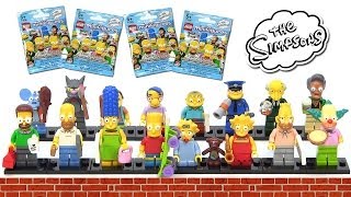 All 16 Lego The Simpsons Minifigures Releases Series 13 Bart Homer Marge