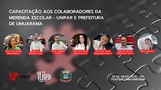 LIVE - Capacitação das Merendeiras da Rede Municipal