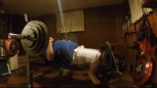 275 lbs incline Real Quick progress of my Bench press