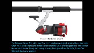 Spinning Fishing Reel with Hand Grip Presentation