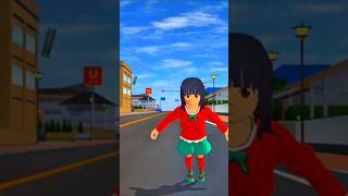 Ketika ibu gadis itu tidak membawanya, dia mulai menangis😂#sakuraschoolsimulator #shortvideo #sakura