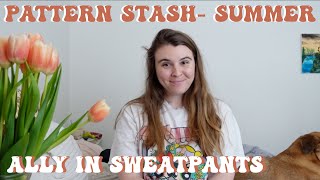 Pattern Stash Tour! | Summer Knits | Tees, Tanks, Shorts, Bralettes :)