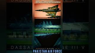 Largest operator of French Dassault Mirage III/Mirage 5 fighters in the World, Pakistan Air Force