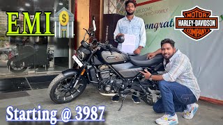 2024 New Harley Davidson X 440 🔥 Finance Details | EMI & Down Payment | Finance in Hindi