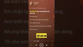 Tội Cho Em - Hà Nhi #relax #karaoke #music