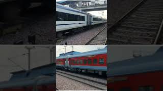 Vande Bharat vs Rajdhani #shorts #ytshorts #shortsfeed #vandebharat #rajdhani #trending #viralvideo