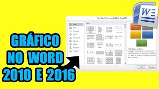 Como fazer Gráfico no Word 2010 e 2016 passo a passo