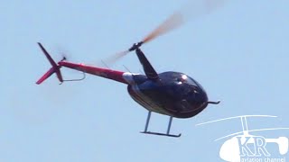 Robinson R-44 take off and low pass at Dunakeszi airport