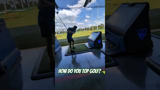 how do you Top Golf?! Hitting it on the ROLL!!! #golf #topgolf #funny