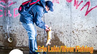 Fishing in Erie lake @ Suk Bahadur Rai