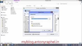 How to backup drivers and restore using Double Driver