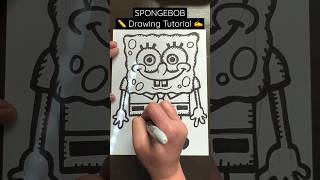 Everyone Can Draw! - SPONGEBOB ✍️ Drawing Tutorial 😀✏️ #spongebob #spongebobsquarepants