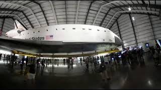 360 Degree Video from Space Shuttle in Los Angeles Museum