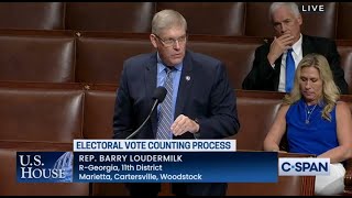 Rep. Loudermilk Calls Out Democrats Partisanship on Electoral Count Act