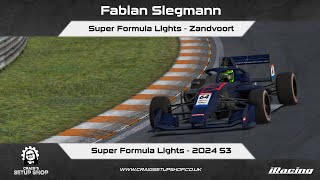 iRacing - 24S3 - Super Formula Lights - Super Formula Lights - Zandvoort - FS